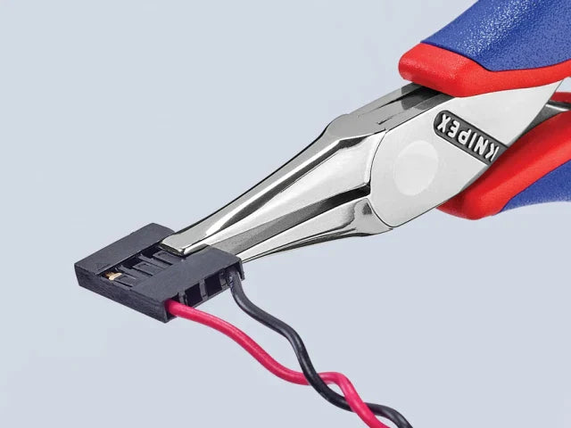 Knipex 35 Series Flat Jaw Electronics Pliers 115mm Multi-Component Grip