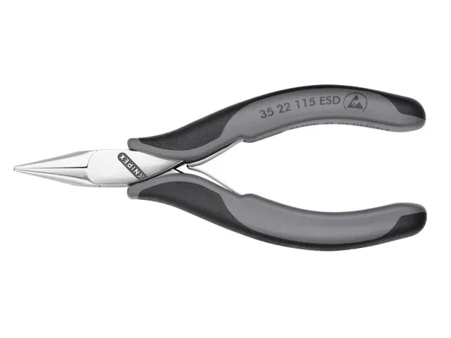Knipex ESD Electronics Half Round Pliers 115mm Smooth Grip Rust Protection