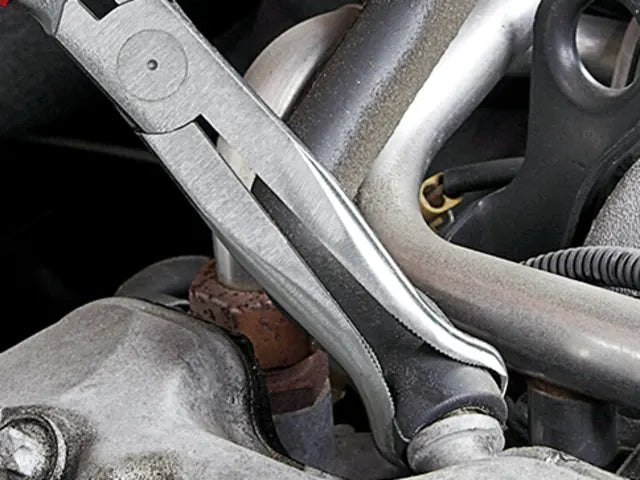 Knipex Half-Round Mechanic's Pliers 200mm Forged Steel Non-Slip Handles