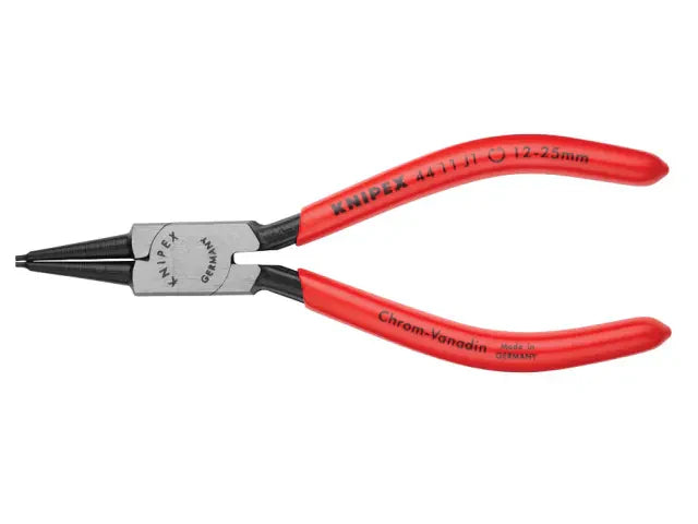 Knipex Internal Circlip Pliers 12-25mm Straight PVC Handles 140mm 44 11 Series
