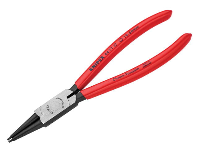 Knipex 44 11 Internal Circlip Pliers 19-60mm Straight PVC Handles 180mm