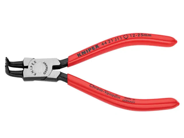 Knipex 44 21 J11 Internal Circlip Pliers 90Â° Bent Tip 12-25mm 130mm Length