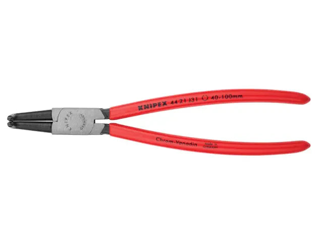Knipex 44 21 J31 Internal Circlip Pliers 90Â° Bent Tip 40-100mm 215mm Length