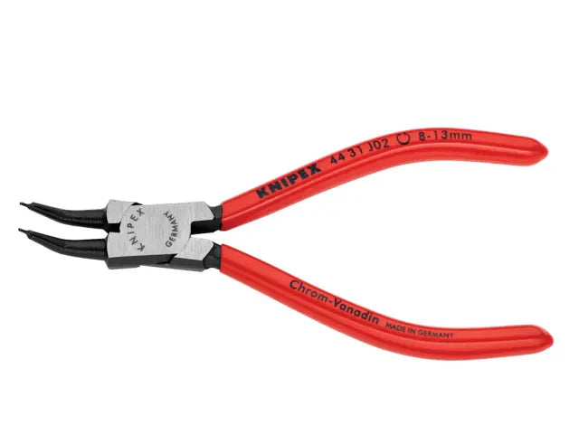 Knipex 46 31 Internal Circlip Pliers 45Â° Bent Tip 8-13mm 140mm Comfort Grip