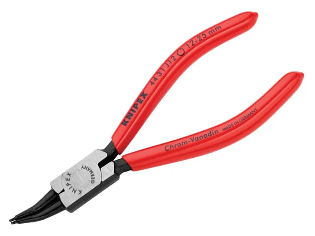 Knipex 46 31 Internal Circlip Pliers 45Â° Bent Tip 12-25mm 140mm Comfort Grip