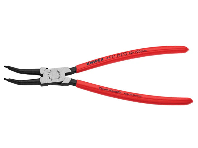 Knipex 46 31 Internal Circlip Pliers 45Â° Bent Tip 40-100mm 225mm Handle