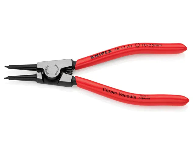 Knipex 46 11 External Circlip Pliers 10-25mm Straight 140mm Chrome Vanadium