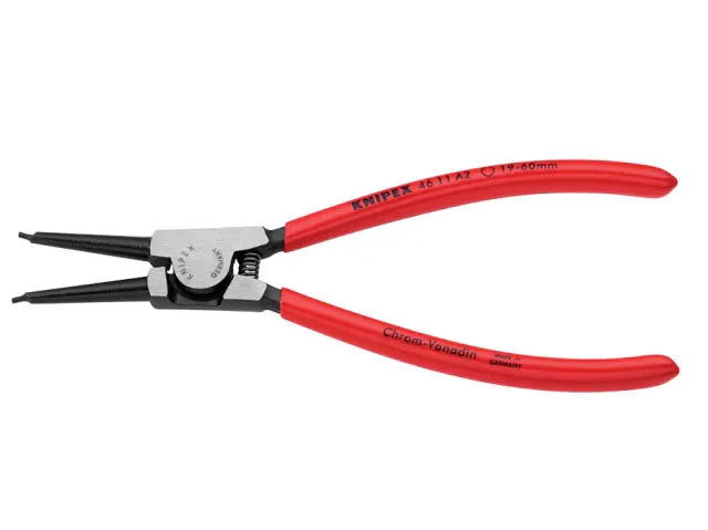 Knipex 46 11 External Circlip Pliers 19-60mm Straight 180mm Chrome Vanadium