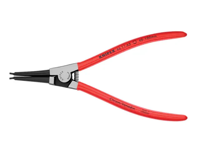 Knipex External Circlip Pliers 40-100mm Straight 210mm Chrome Vanadium Steel
