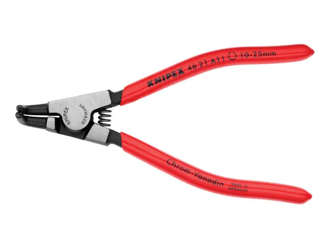 Knipex 46 21 External Circlip Pliers 90Â° Bent Tip 10-25mm 125mm Length