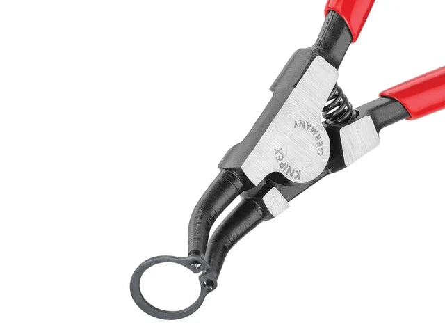 Knipex 46 31 External Circlip Pliers 45Â° Bent Tip 10-25mm 130mm Handle