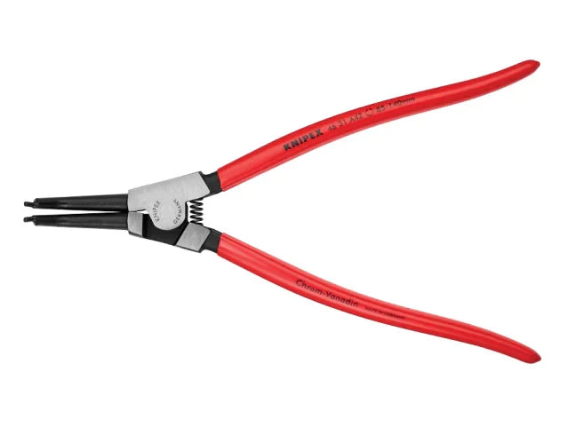 Knipex 46 31 External Circlip Pliers 45Â° Bent Tip 85-140mm PVC Handles