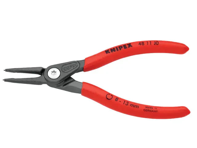 Knipex 48 11 J0 Precision Internal Circlip Pliers 8-13mm Straight 140mm