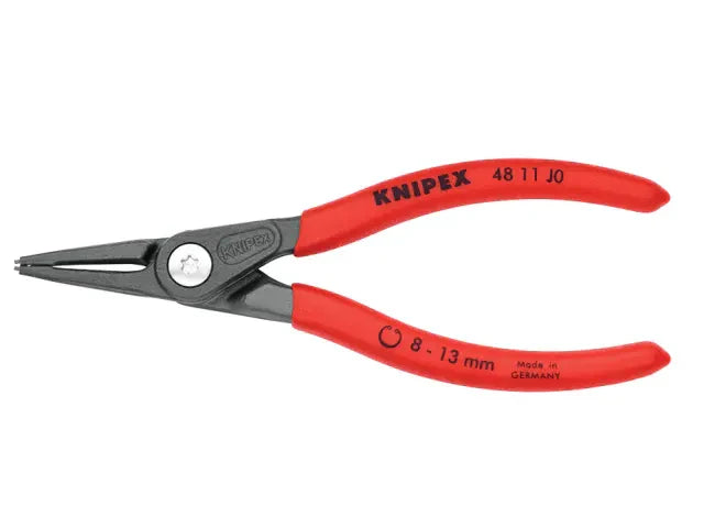 Knipex 48 11 J0 Precision Internal Circlip Pliers 8-13mm Straight 140mm