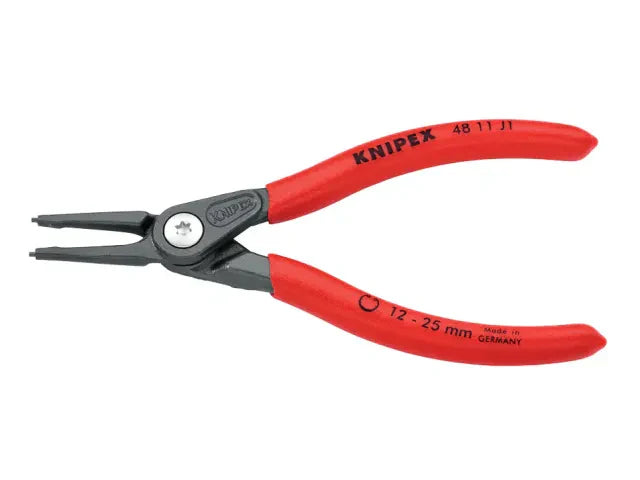 Knipex 48 11 J1 Precision Internal Circlip Pliers 12-25mm Straight 140mm