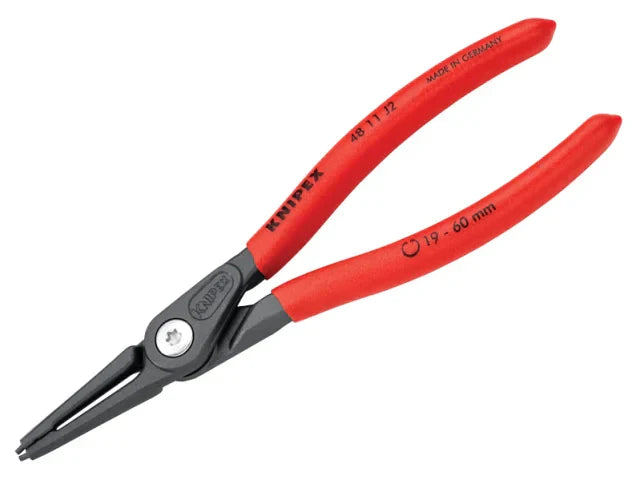 Knipex 48 11 J2 Precision Internal Circlip Pliers 19-60mm Straight 180mm