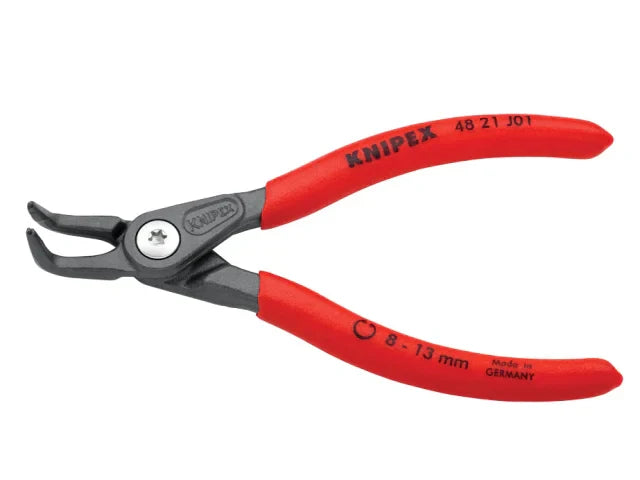 Knipex 48 21 Internal Circlip Pliers 90Â° Bent 8-13mm 130mm Length