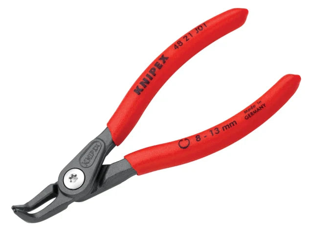 Knipex 48 21 Internal Circlip Pliers 90Â° Bent 8-13mm 130mm Length