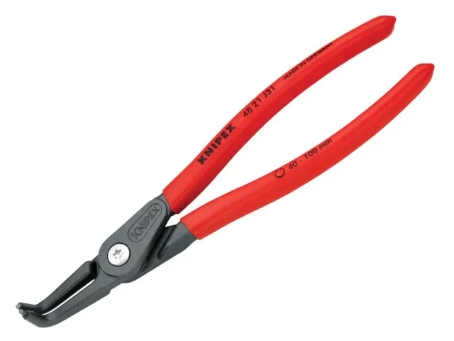 Knipex 90Â° Bent Internal Circlip Pliers 40-100mm 210mm Comfort Grip