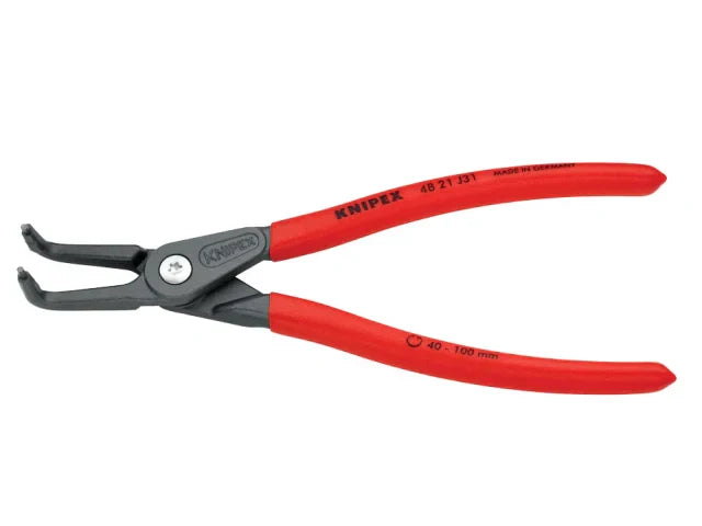 Knipex 90Â° Bent Internal Circlip Pliers 40-100mm 210mm Comfort Grip