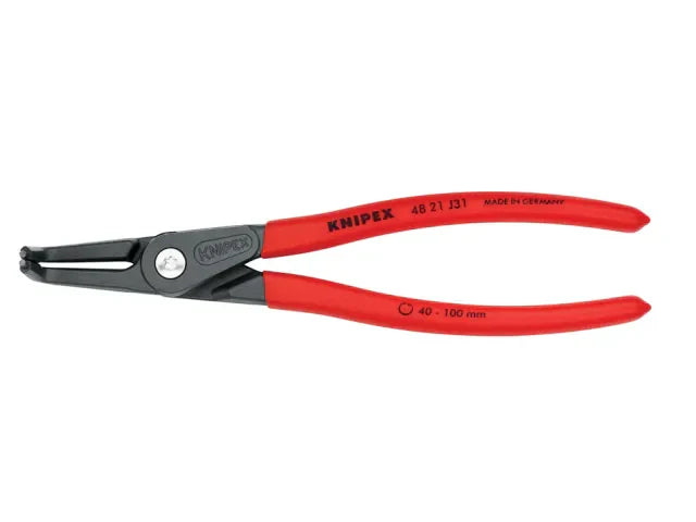 Knipex 90Â° Bent Internal Circlip Pliers 40-100mm 210mm Comfort Grip