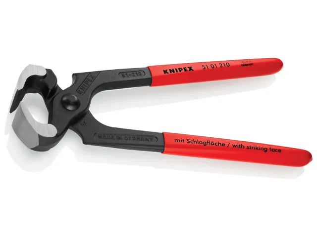 Knipex Hammerhead Carpenter's Pincers 210mm Heavy-Duty Nail Puller PVC Grip