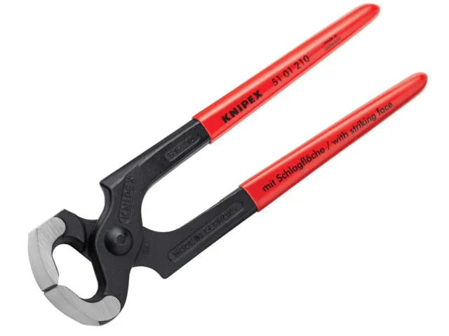 Knipex Hammerhead Carpenter's Pincers 210mm Heavy-Duty Nail Puller PVC Grip