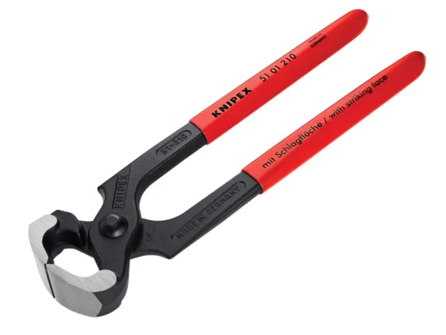 Knipex Hammerhead Carpenter's Pincers 210mm Heavy-Duty Nail Puller PVC Grip