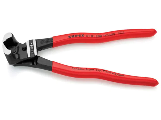 Knipex 200mm Bolt End Cutting Nipper PVC Grip Hardened Blades 64HRC