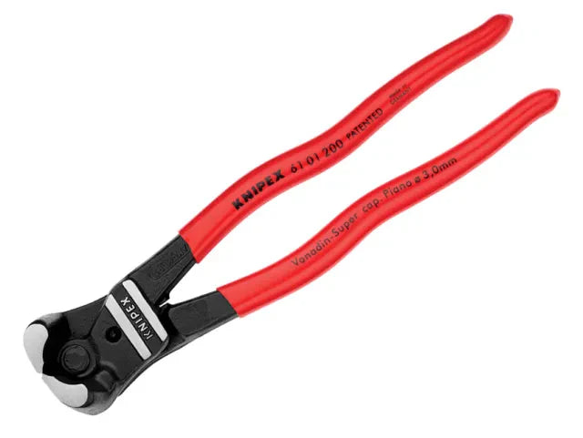 Knipex 200mm Bolt End Cutting Nipper PVC Grip Hardened Blades 64HRC