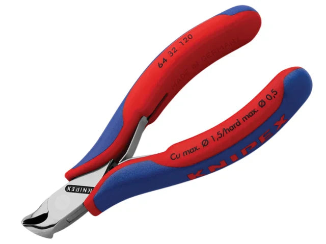 Knipex 120mm Electronics Oblique End Cutting Nippers Precision Pliers