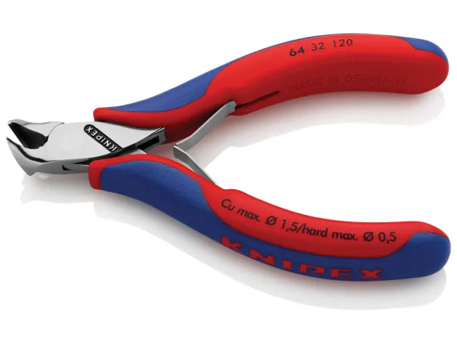 Knipex 120mm Electronics Oblique End Cutting Nippers Precision Pliers