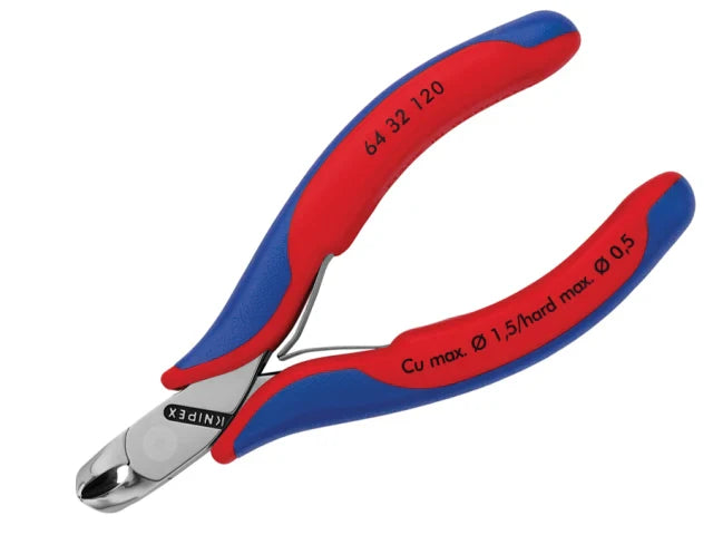 Knipex 120mm Electronics Oblique End Cutting Nippers Precision Pliers