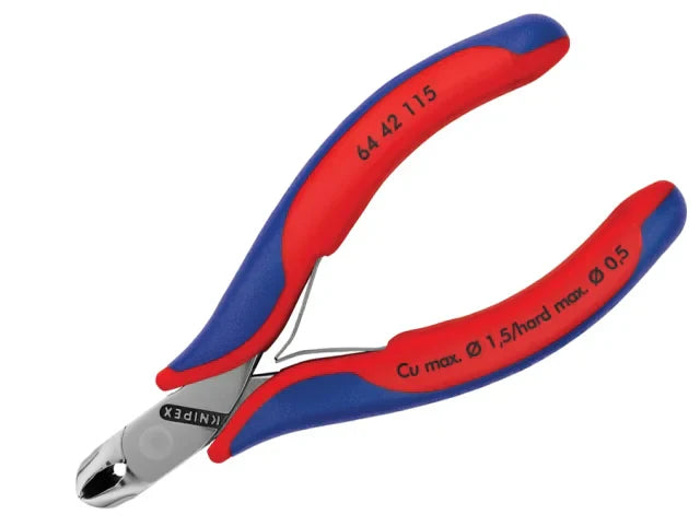 Knipex 115mm Electronics Diagonal End Cutting Nippers ShortHead Precision Pliers
