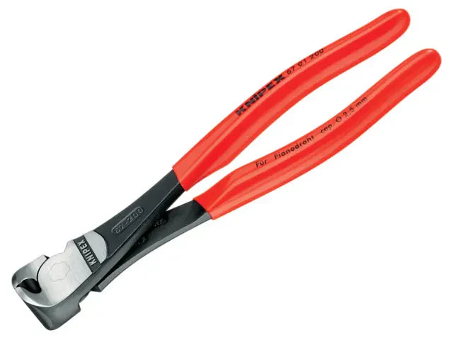 Knipex High Leverage End Cutting Nipper 200mm Chrome Vanadium Steel 64 HRC