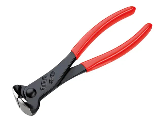 Knipex 68 01 End Cutting Nippers 180mm PVC Grip High-Grade Tool Steel