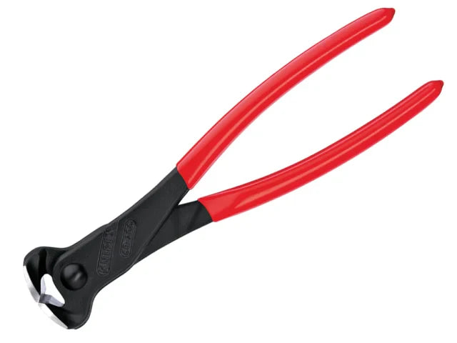 Knipex 68 01 End Cutting Pliers 200mm PVC Grip High-Grade Steel Durable Nippers