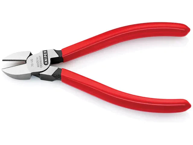 Knipex 70 01 Diagonal Cutters 140mm PVC Grip Induction Hardened Steel