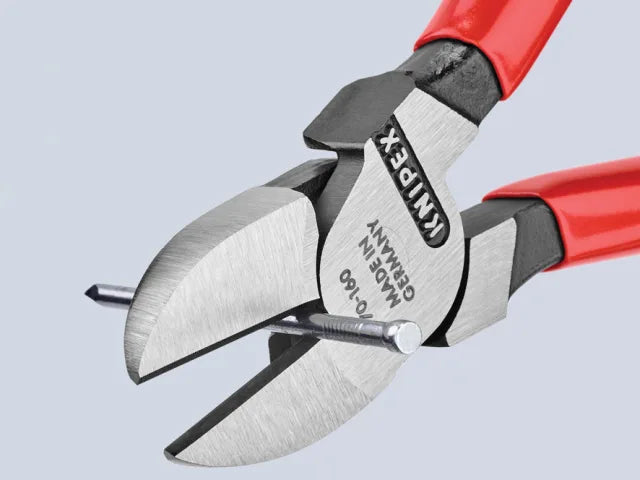Knipex 70 01 Diagonal Cutters 160mm PVC Grip Ergonomic High-Quality Steel