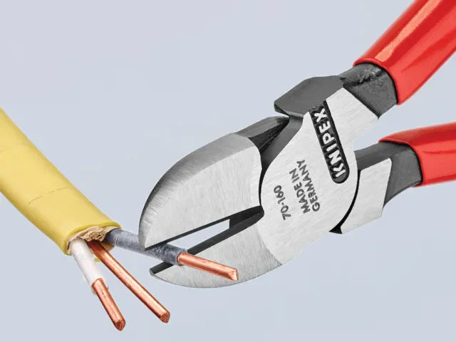 Knipex 70 01 Diagonal Cutters 160mm PVC Grip Ergonomic High-Quality Steel
