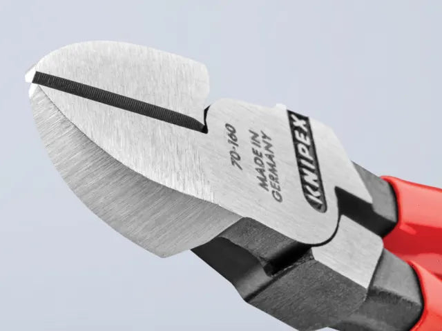Knipex 70 01 Diagonal Cutters 160mm PVC Grip Ergonomic High-Quality Steel