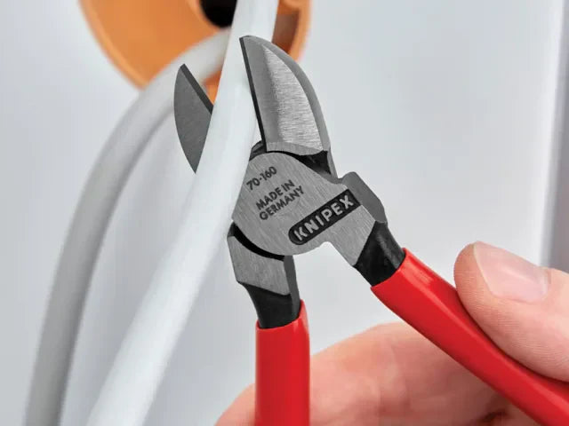 Knipex 70 01 Diagonal Cutters 160mm PVC Grip Ergonomic High-Quality Steel
