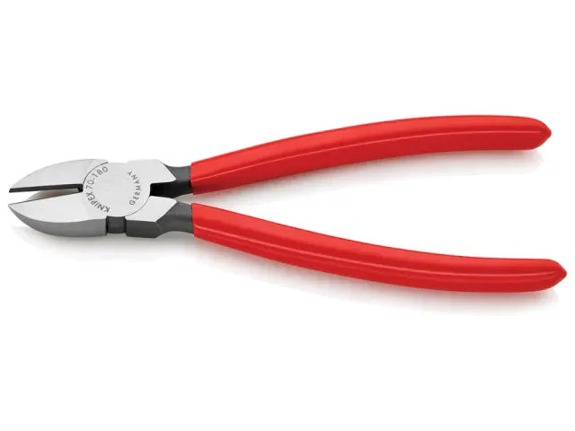 Knipex 180mm Diagonal Cutters PVC Grip Ergonomic Handles Induction Hardened