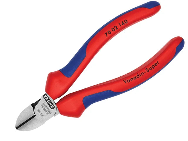 Knipex 70 02 Diagonal Cutters 140mm Multi-Component Grip Induction Hardened