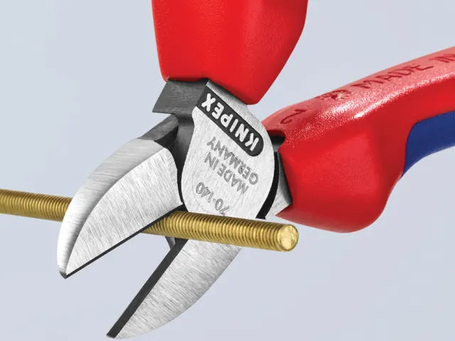 Knipex 70 02 Diagonal Cutters 140mm Multi-Component Grip Induction Hardened