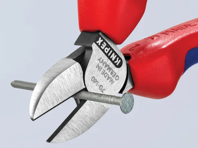 Knipex 70 02 Diagonal Cutters 140mm Multi-Component Grip Induction Hardened
