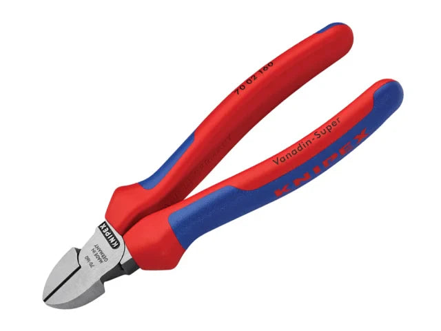 Knipex 70 02 Diagonal Cutters 160mm Multi-Component Grip Induction Hardened