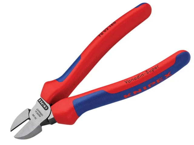 Knipex 70 02 Diagonal Cutters 160mm Multi-Component Grip Induction Hardened