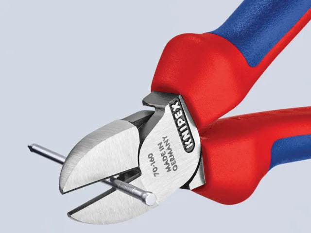 Knipex 70 02 Diagonal Cutters 160mm Multi-Component Grip Induction Hardened