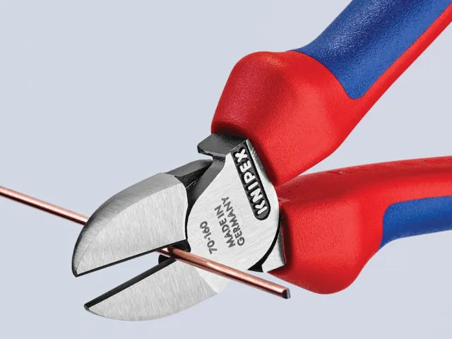 Knipex 70 02 Diagonal Cutters 160mm Multi-Component Grip Induction Hardened
